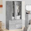 vidaXL Kleiderschrank Betongrau 79,5 x 49 x 156 cm Holzwerkstoff 3406248 Bild 4