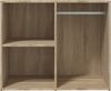 Kleiderschrank, Holzwerkstoff, Sonoma-Eiche, 80 x 40 x 65 cm Bild 3