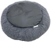 Hundebett Hundekissen Hundekorb 80 cm Plüsch Tierbett Hundesofa Dunkelgrau Bild 2