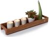 AdHoc Tablett SERVE SLIM, Akazienholz, Walnussholz, (1-tlg), hochwertiges Gewürz-, Getränke- oder Dekotablett 50x13 cm Bild 3