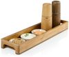 AdHoc Tablett SERVE SLIM, Akazienholz, Walnussholz, (1-tlg), hochwertiges Gewürz-, Getränke- oder Dekotablett 50x13 cm Bild 5