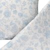 Estella Mako Jersey Bettwäsche 155x220 Valeria taupe Blumen silber bleu 6343-295 Bild 4