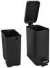 SVITA Mülleimer STM10, Treteimer, Softclose-Funktion, 18L, Pulverbeschichteter Stahl, Schwarz Bild 4