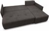 AX LIVING Ecksofa Damascus Dunkelgrau mit Schlaffunktion Bettkasten Schlafsofa 212 cm rechts Bild 4