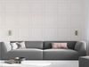 Micadoni Sofa Ruby 4-Sitzer Samt Salvador Grau Bild 5