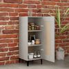 Sideboard Betongrau 34,5 x 34 x 90 cm Holzwerkstoff [812424] Bild 3