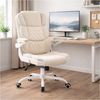 HTI-Living Drehstuhl Bürostuhl Jasper Velvet Beige (Stück, 1 St) Bild 2