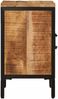 vidaXL Nachttisch 40x30x52,5 cm Raues Massivholz Mango 358503 Bild 4