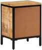 vidaXL Nachttisch 40x30x52,5 cm Raues Massivholz Mango 358503 Bild 5