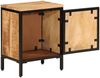 vidaXL Nachttisch 40x30x52,5 cm Raues Massivholz Mango 358503 Bild 2