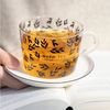 Bastion Collections Tasse, Glas, Höhe: 7cm, Farbe: Transparent, Motiv: Herz Bild 3
