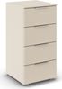 OTTO home Schubkastenkommode Highboard Sideboard Schubladenkommode Kommode Schlafzimmer ASTANA (Breite 40 cm / Höhe 81 cm), mit 4 geräumigen Schubladen, Kantengriff in Alufarben MADE IN GERMANY Bild 3