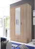 Kleiderschrank >Kitty II< in Sonoma-Eiche - 120x197x53cm (BxHxT) Bild 2