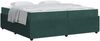 vidaXL Bettrahmen mit Matratze Dunkelgrün 200 x 200 cm Stoff 3398441 Bild 2