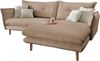Home affaire Ecksofa Lazio modern und bequem, schmale Armlehnen, tolle Detailverarbeitung, zwei verschiedene Fußfarben wählbar Bild 2