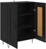 vidaXL Sideboard Schwarz Eichen-Optik 69,5 x 34 x 90 cm 881599 Bild 5