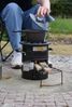 Raketenofen LOTI - Edelstahl Schwarz 29,5 x 26,5 x 26,5 cm | Rocket Stove für Dutch Oven Rocketstove für Grillpfanne Bild 3