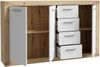 Kommode >La Serena< in Artisan Eiche - 152,6x91,5x34cm (BxHxT) Bild 5