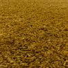 Hochflor Teppich Sima rund - 200 cm Durchmesser - Goldfarbe Bild 4