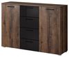 Schlafzimmer Set 5 tlg DANTOS inkl. Doppelbett 140cm und Schrank 270cm Bild 4