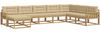vidaXL Outdoor-Sofagarnitur 8 pcs Weiß und Beige 3386862 Bild 2