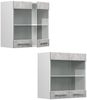 Küchenglasschrank R-Line Beton 60 cm Vicco Bild 5