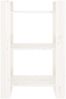 vidaXL Bücherregal/Raumteiler Weiß 60x35x91 cm Massivholz Kiefer 813880 Bild 3
