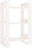 vidaXL Bücherregal/Raumteiler Weiß 60x35x91 cm Massivholz Kiefer 813880 Bild 2