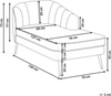 Chaiselongue Bouclé hellbeige rechtsseitig ALLIER Bild 2