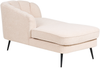 Chaiselongue Bouclé hellbeige rechtsseitig ALLIER Bild 5