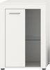 xonox. home Wohnen Jam X8BA9T40 Vitrine Glasvitrine Dekoschrank Glas-Kommode in weiß Melamin, ca. B/H/T: 600 x 86 x 35 cm Bild 5