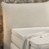 Boxspringbett 180x200 H3 Federkernmatratzen Bonell Topper Flachgewebe Beige Grau Bild 3
