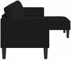 vidaXL Sofa Set mit Kissen Schwarz Polyester 42001931 Bild 5