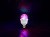 E27 Deko LED mit rotierendem RGB Farbwechsel - 3 Watt, Ø 7,3cm Bild 3