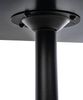 Stehtisch TILL eckig - 60 x 60 x 108 cm, Holz, Schwarz-Schwarz | Hoher Tisch Bartisch Bistrotisch hoch Bild 4