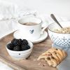 Bastion Collections Tasse Iris Blue, Keramik, Spülmaschinengeeignet, Weiß, Herz, H: 7cm Bild 3