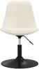 vidaXL Esszimmerstühle 4 Stk. Drehbar Creme Samt 338389 Bild 4