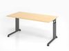 Schreibtisch C-Fuß 160x80 cm Ahorn/Graphit Bild 2