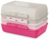 Emsa Lunchbox Variabolo, Polyprophylen (PP), (Set, 4-tlg), platzsparend, verschiedene Farbkombinationen, spülmaschinenfest Bild 2