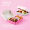 Emsa Lunchbox Variabolo, Polyprophylen (PP), (Set, 4-tlg), platzsparend, verschiedene Farbkombinationen, spülmaschinenfest Bild 4