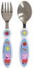 Stor Kinderbesteck 2 tlg. Peppa Pig Kinder Besteck Gabel + Löffel Metall Kinderbesteck, 1 Personen Bild 3
