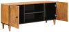 vidaXL TV-Einheiten Hellbraun 105 x 33 x 46 cm Massivholz Mango 4018080 Bild 2