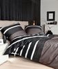 Janine Bettwäsche J.D. 8468 07 Nougat Schwarz Mako Satin 200 x 220 + 2x 80 x 80 cm Bild 4