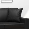 vidaXL Zierkissen 2er-Set, 40x40 cm, Schwarz, Kunstleder Bild 5