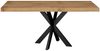 Esstisch Elgin 1 210-310x80x100 Holzwerkstoff Schwarz/Wotan Eiche Bild 3