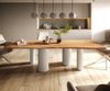 Esstisch Edge 260x100 Akazie Natur Pilier Metall Weiß Live-Edge Bild 2