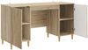 vidaXL Schreibtisch Sonoma-Eiche 142,5 x 50 x 75 cm Holzwerkstoff 3414596 Bild 4