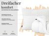 NATENA 3-teiliges Bettdecken-Set 200 x 220 cm inkl. 2 Kissen 80 x 80, Ganzjahresbettdecke, Hypoallergen & Waschbar, Atmungsaktiv & Weich Bild 3