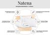 NATENA 3-teiliges Bettdecken-Set 200 x 220 cm inkl. 2 Kissen 80 x 80, Ganzjahresbettdecke, Hypoallergen & Waschbar, Atmungsaktiv & Weich Bild 2