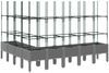 vidaXL Pflanzkübel mit Rankgitter Hellgrau 200x160x142,5 cm PP 367972 Bild 5
